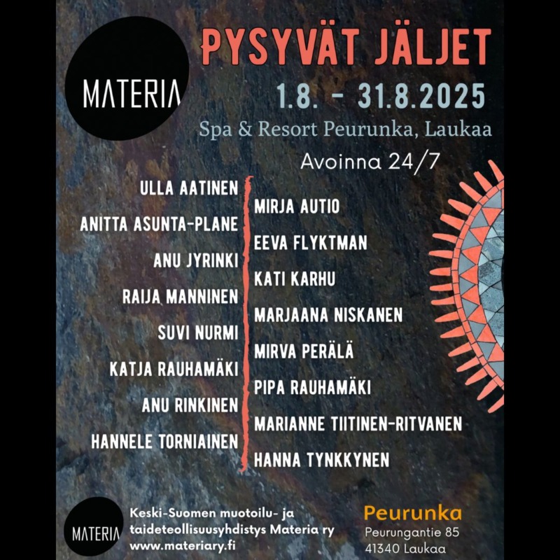 1.8.-31.8.2025 PYSYVÄT JÄLJET